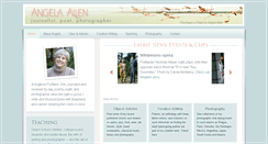 Desktop Screenshot of angelaallenwrites.com